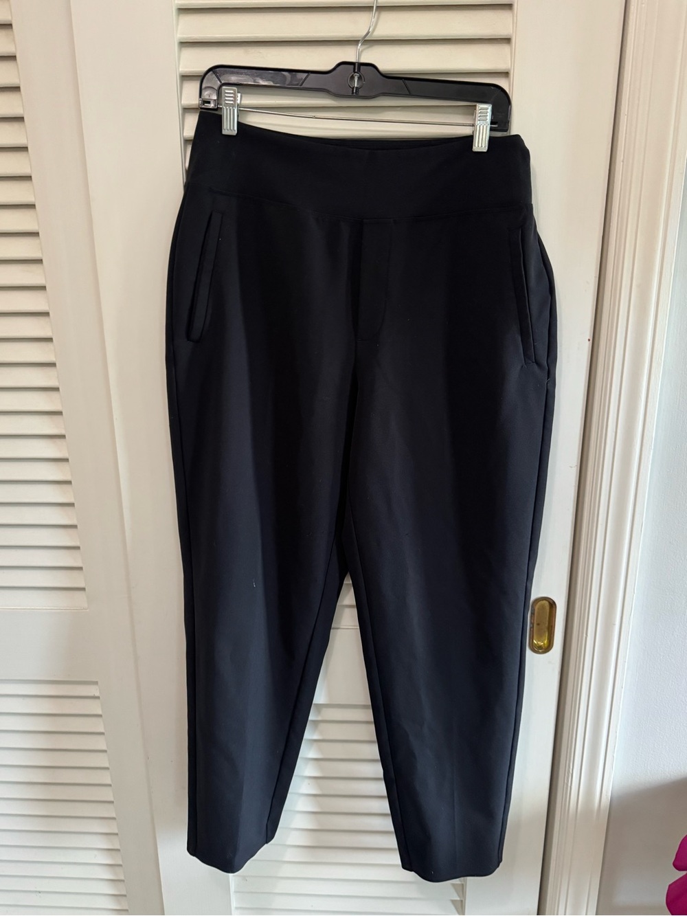 Athleta Black Cropped Ponte Ankle Pants